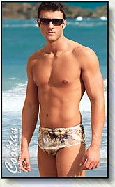 No more tan lines with Cooltan man's tan through swimwear!