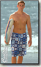 Kona tan through board shorts